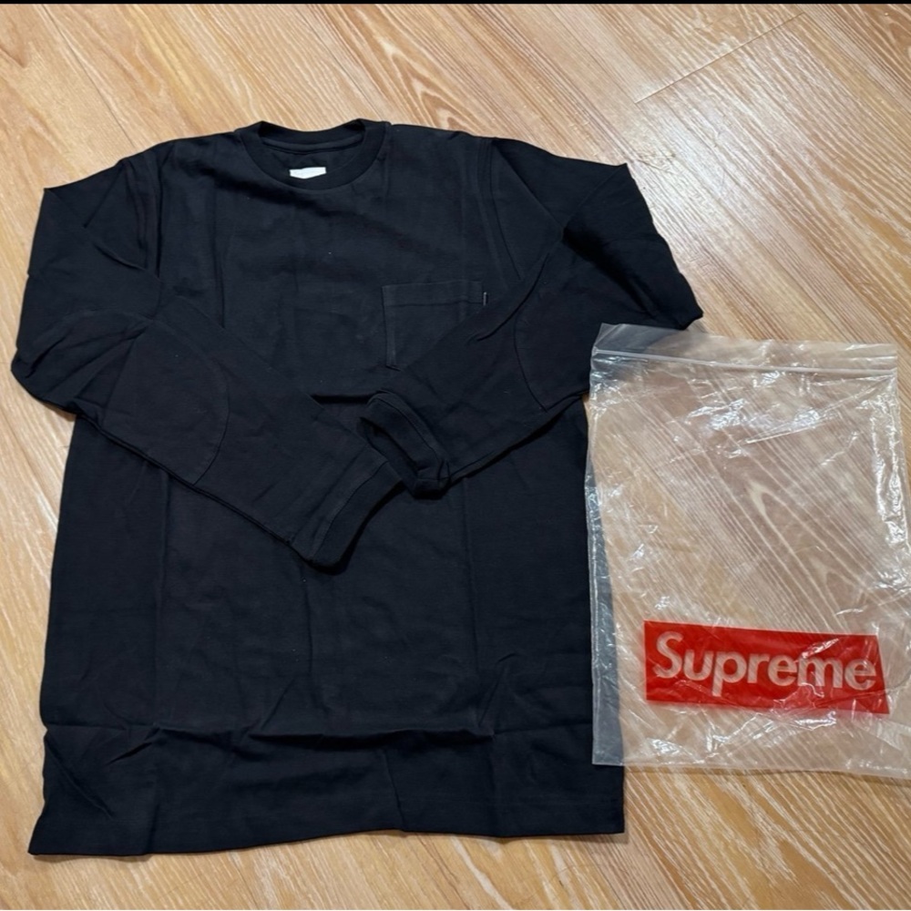 90s Deadstock - Brand New Never Worn Vintage Supreme Long Sleeve Pocket …